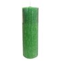 Vela Altar e Advento 17 cm x 5.7 cm Verde Texturizada