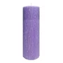 Vela Altar e Advento 20 cm x 7 cm Roxa Texturizada