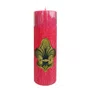 Vela Altar e Advento 20 cm x 7 cm Vermelha Texturizada - Flor de Lis