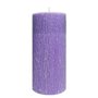 Vela Altar e Advento 20 cm x 9 cm Roxa Texturizada