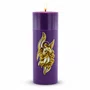 Vela Advento Roxa para Altar Anjo - 20 x 7 cm 