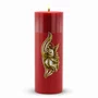 Vela Advento Vermelha para Altar Anjo - 20 x 7 cm 