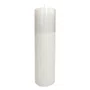 Vela Altar e Advento 25 cm x 7 cm Branca Texturizada