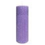 Vela Altar e Advento 25 cm x 9 cm Roxa Texturizada
