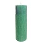 Vela Altar e Advento 25 cm x 9 cm Verde Texturizada