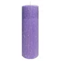 Vela Altar e Advento 30 cm x 9 cm Roxa Texturizada