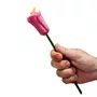 Vela Botão Rosa Rosa