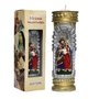 Vela Gruta Esculpida Sagrada Família - 17,5 cm x 5,5 cm