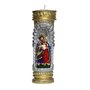 Vela Gruta Esculpida Sagrada Família - 17,5 cm x 5,5 cm