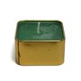 Vela Lata Quadrada Verde Perfumada - 6 cm x 3 cm