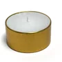 Vela Lata Redonda Branca Perfumada - 7 cm x 3 cm