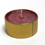 Vela Lata Redonda Vermelha Perfumada - 7 cm x 3 cm