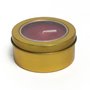 Vela Lata Redonda Vermelha Perfumada - 7 cm x 3 cm