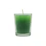 Vela Vidro Decorativa Verde - 6 cm x 5 cm