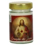 Vela Vidro Perfumada Sagrado Coração de Jesus